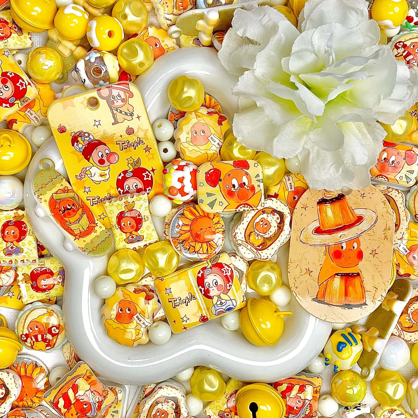 ♥【10.10新作金曜日限定10%OFF】♥A0517 ほしのピクニック アクリルビーズ