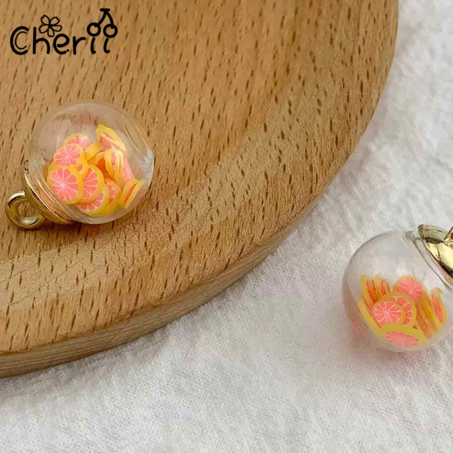 ♥【4.30新作10%OFF】♥ A0181 フルーツパーティー カンツキ ビーズ 16mm