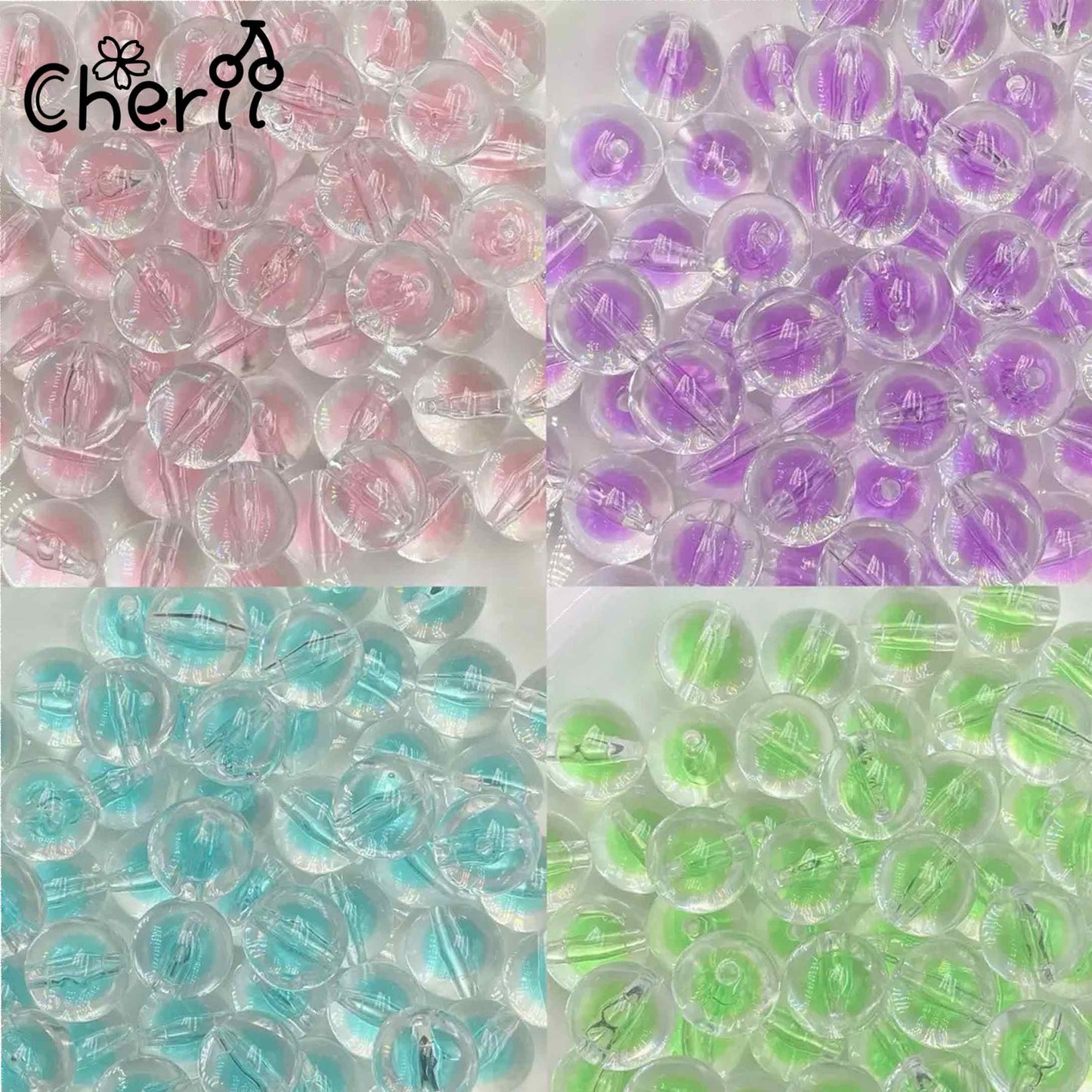 ♥【8.8新作】♥A0371 すいしょうキャンディ アクリルビーズ 16mm 4色があります