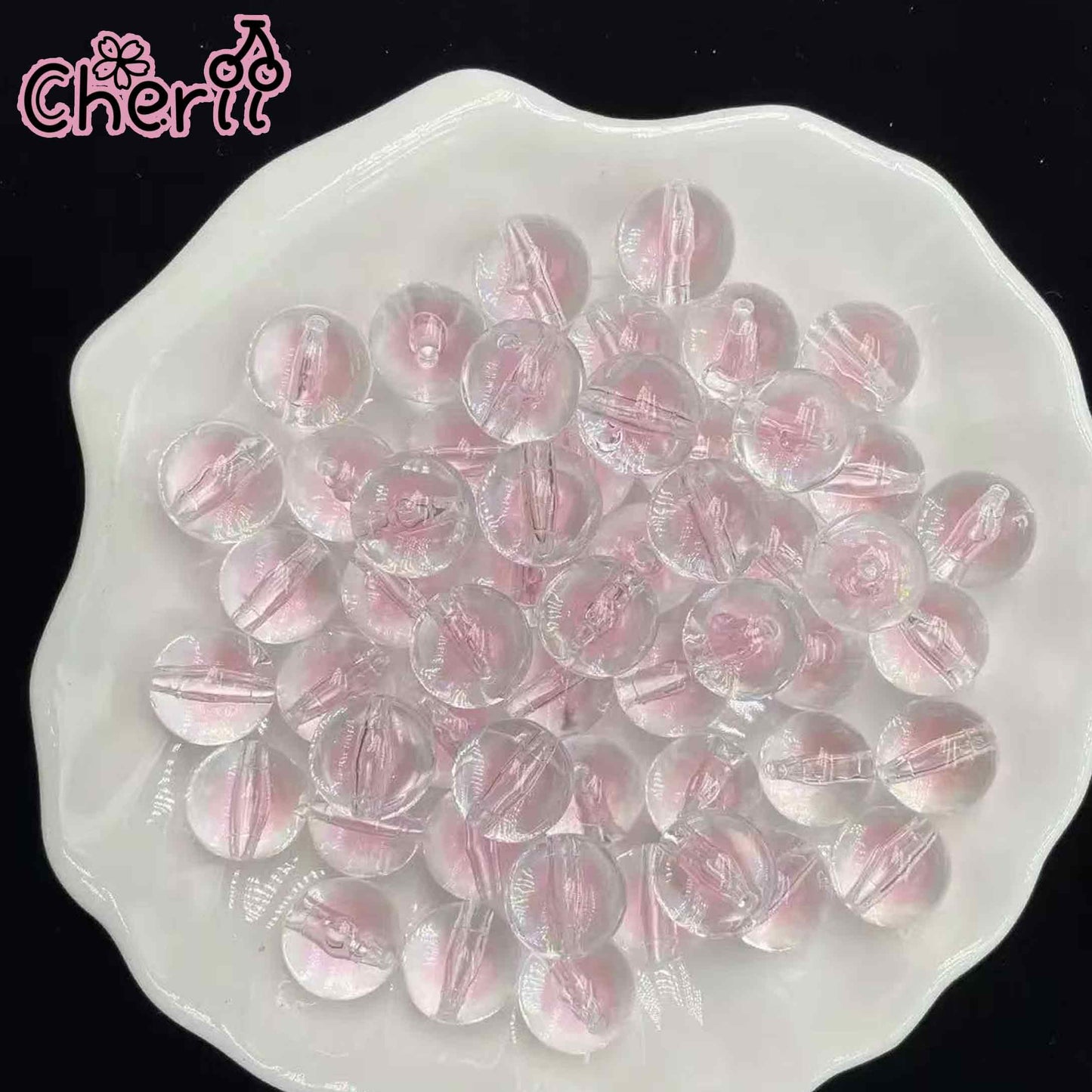 ♥【8.8新作】♥A0371 すいしょうキャンディ アクリルビーズ 16mm 4色があります