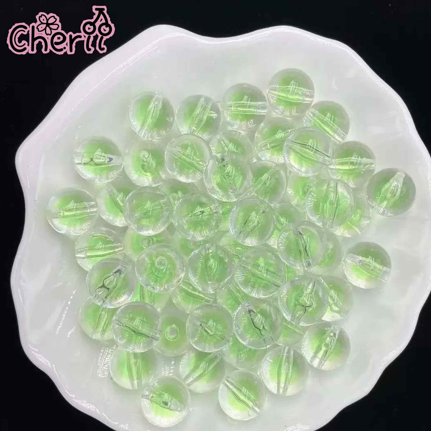 ♥【8.8新作】♥A0371 すいしょうキャンディ アクリルビーズ 16mm 4色があります