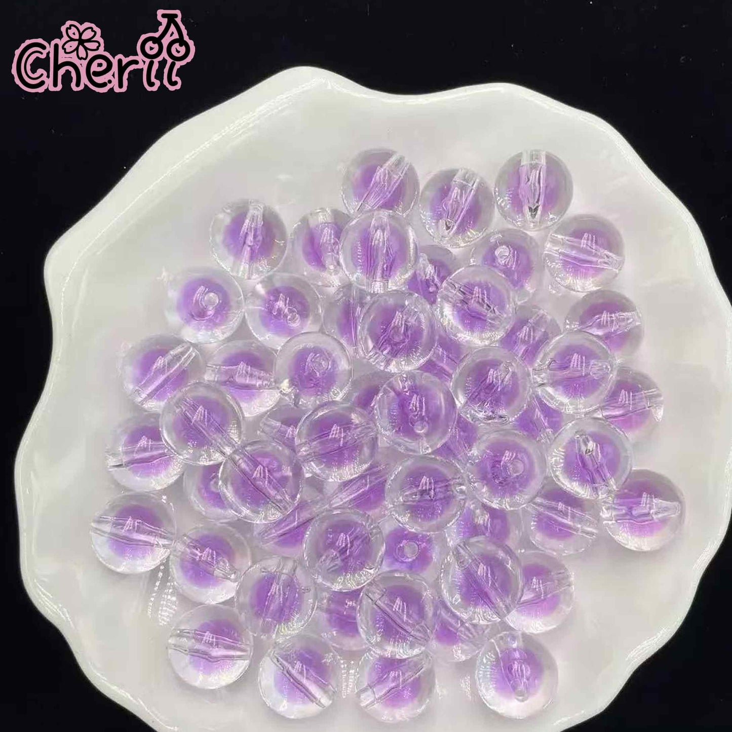 ♥【8.8新作】♥A0371 すいしょうキャンディ アクリルビーズ 16mm 4色があります