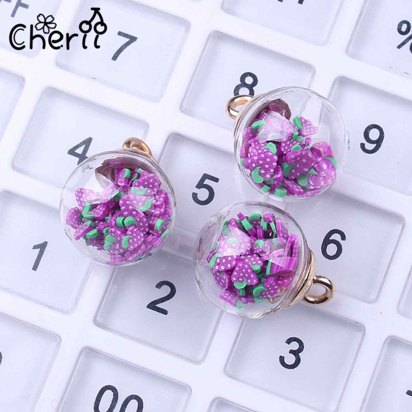 ♥【4.30新作10%OFF】♥ A0181 フルーツパーティー カンツキ ビーズ 16mm