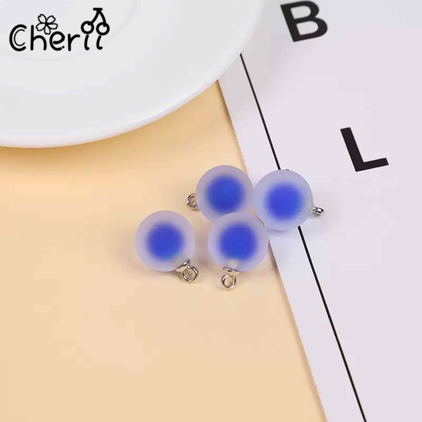 ♥【4.30新作10%OFF】♥ A0180 二重モヤモヤ カンツキ ビーズ 16mm