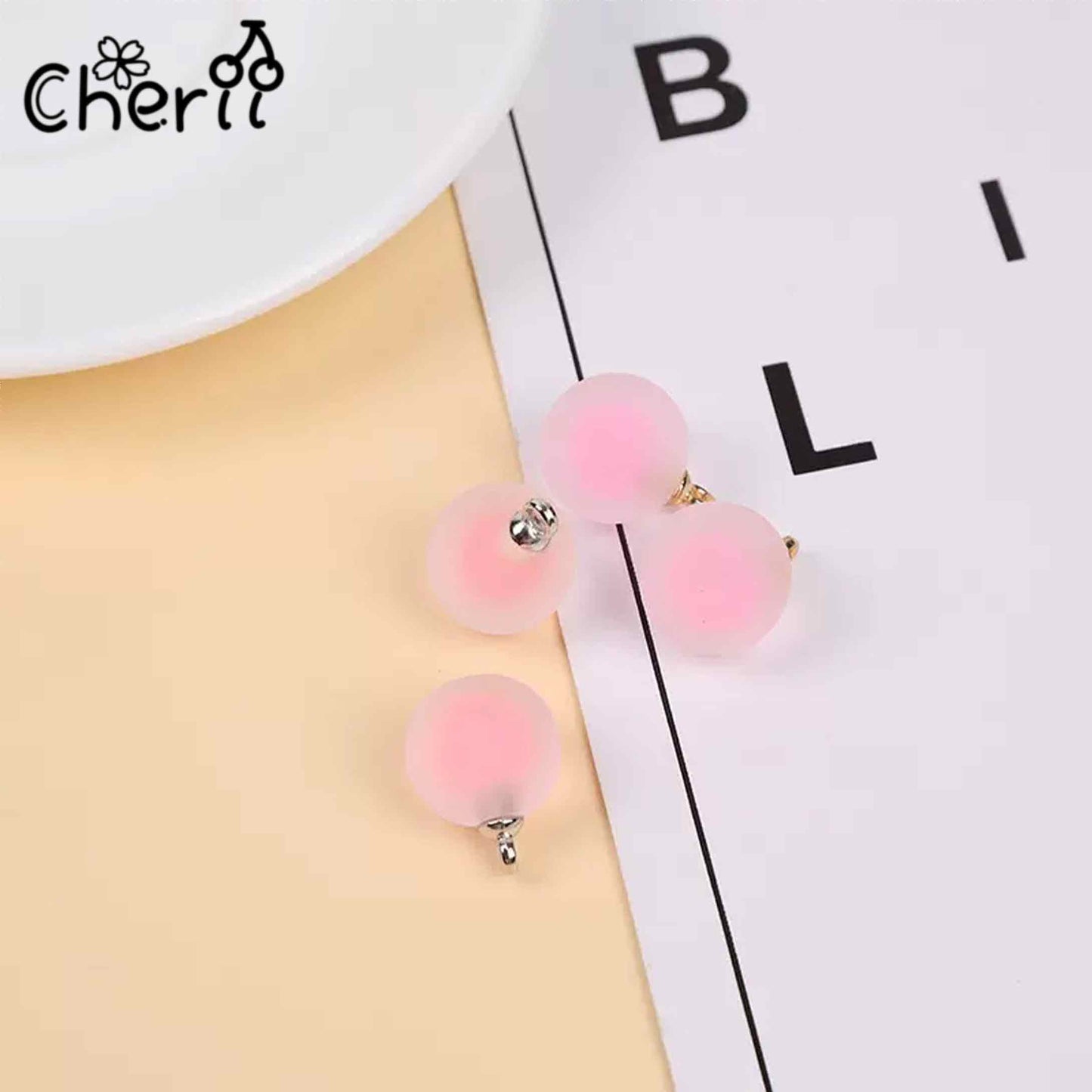 ♥【4.30新作10%OFF】♥ A0180 二重モヤモヤ カンツキ ビーズ 16mm