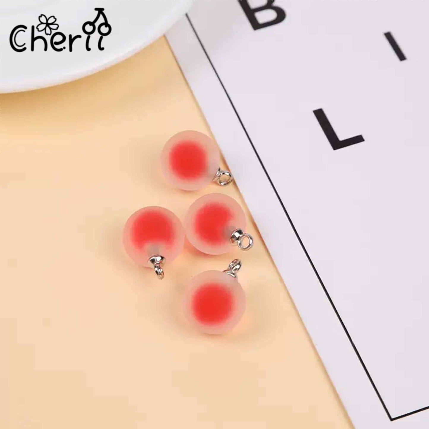 ♥【4.30新作10%OFF】♥ A0180 二重モヤモヤ カンツキ ビーズ 16mm