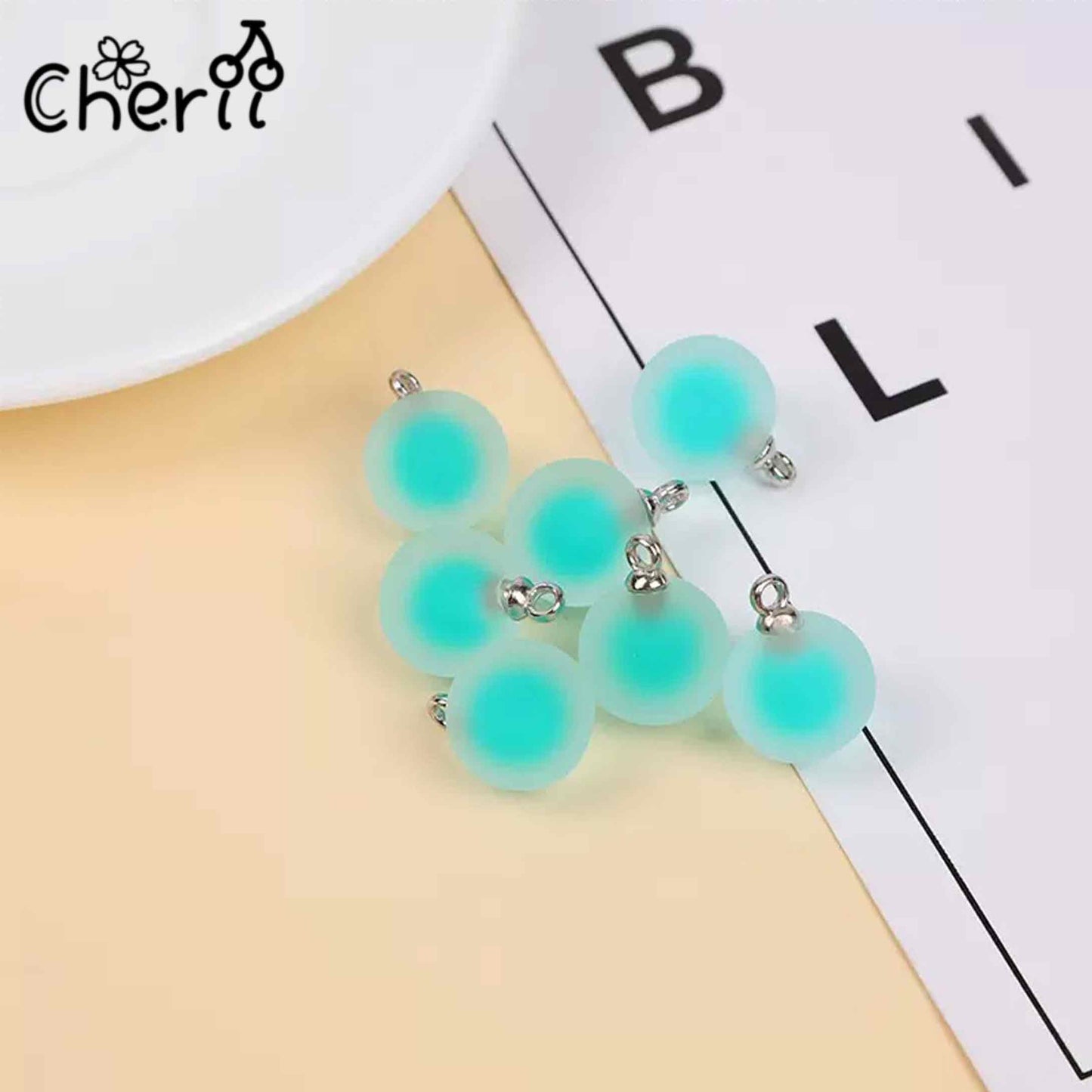 ♥【4.30新作10%OFF】♥ A0180 二重モヤモヤ カンツキ ビーズ 16mm