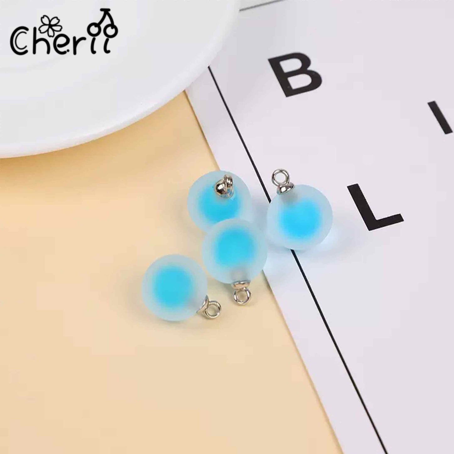 ♥【4.30新作10%OFF】♥ A0180 二重モヤモヤ カンツキ ビーズ 16mm