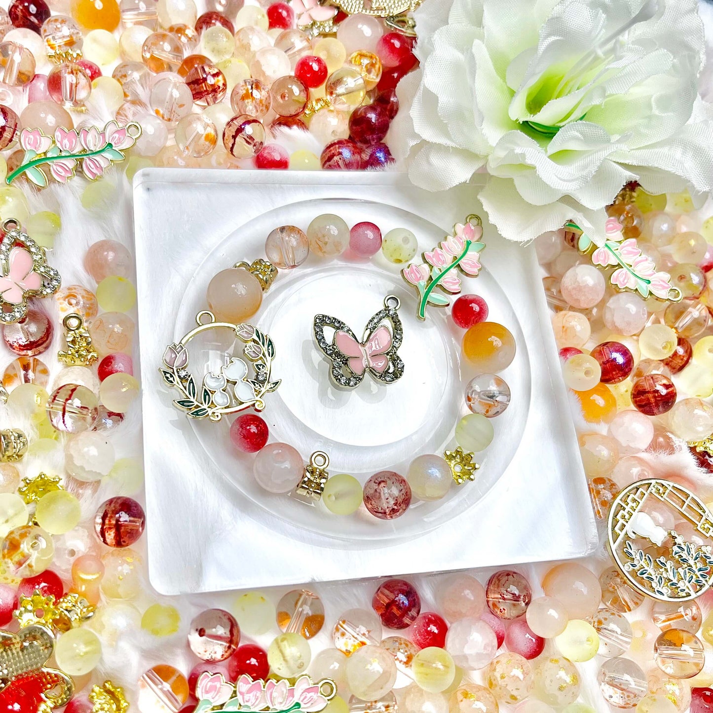 ♥【8.28新作】♥A0419 秋の花園 ブレスレット用 6種類