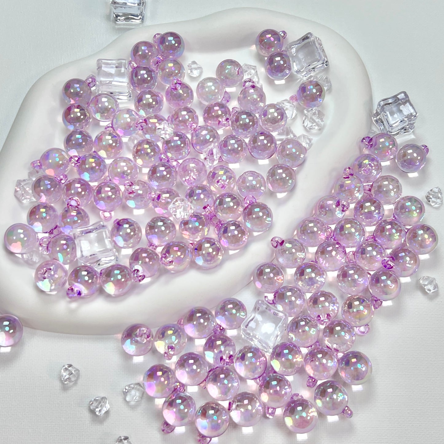 ♥【3.09再入荷】♥ A0001 アクリルかん付きビーズ