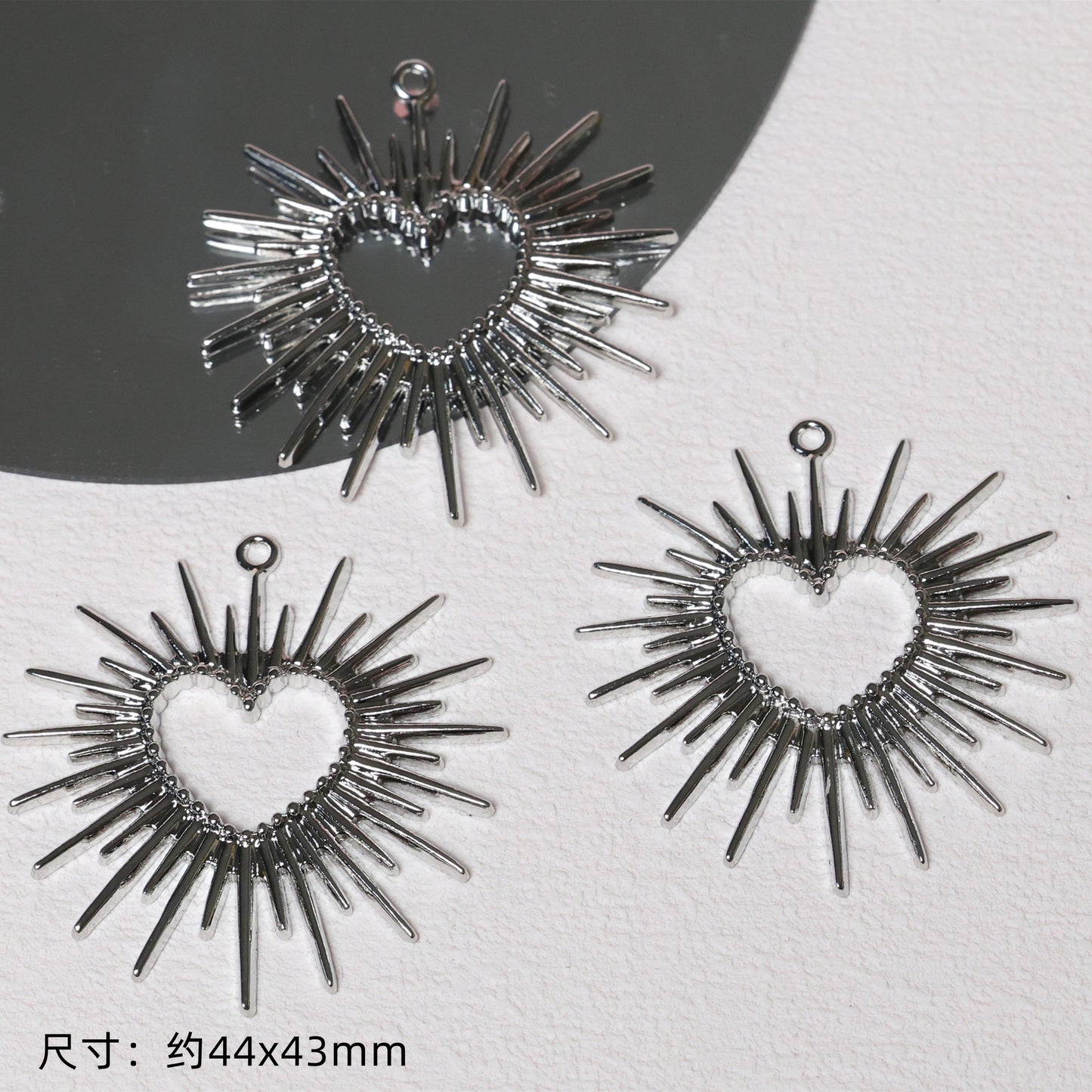 ♥【12.09新作】♥ B0047 高品質 シルバーメタル パーツ