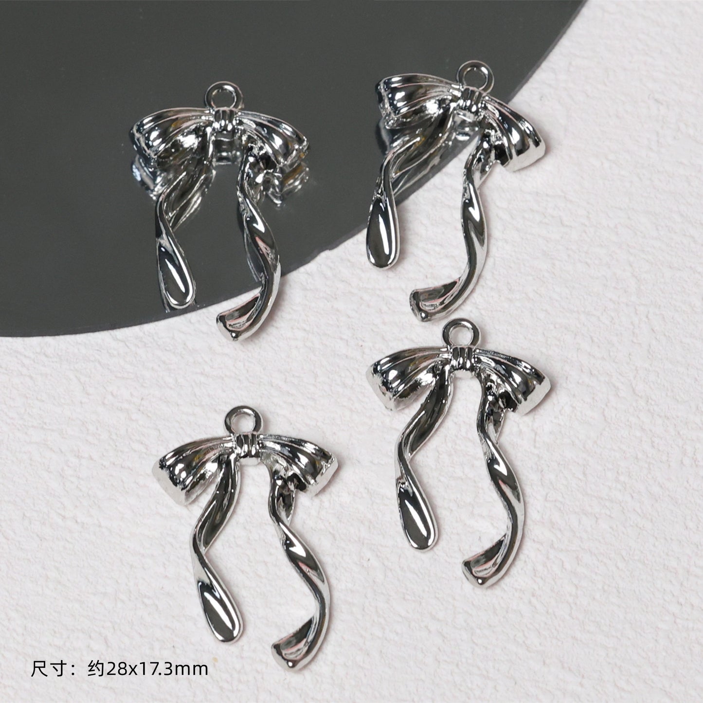 ♥【12.09新作】♥ B0047 高品質 シルバーメタル パーツ