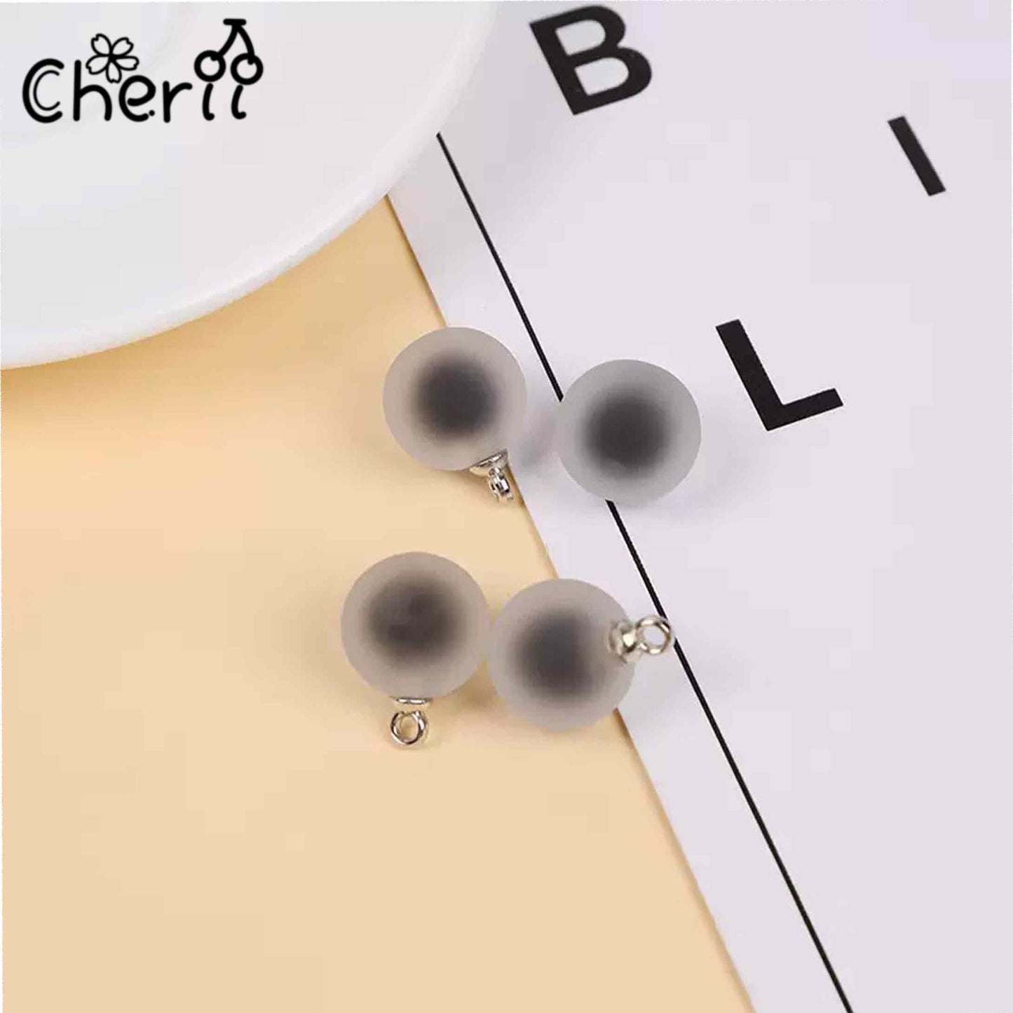 ♥【4.30新作10%OFF】♥ A0180 二重モヤモヤ カンツキ ビーズ 16mm