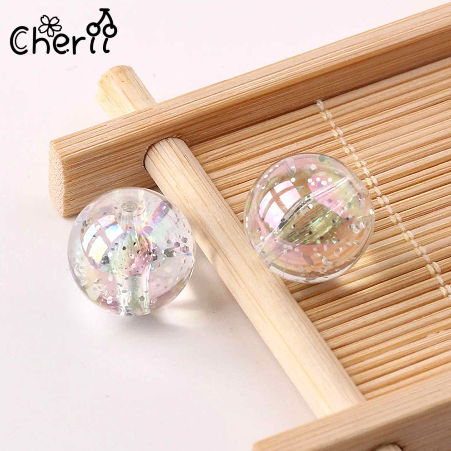 ♥【6.21更新】♥ A0240 きらきら星 アクリルビーズ16mm5色