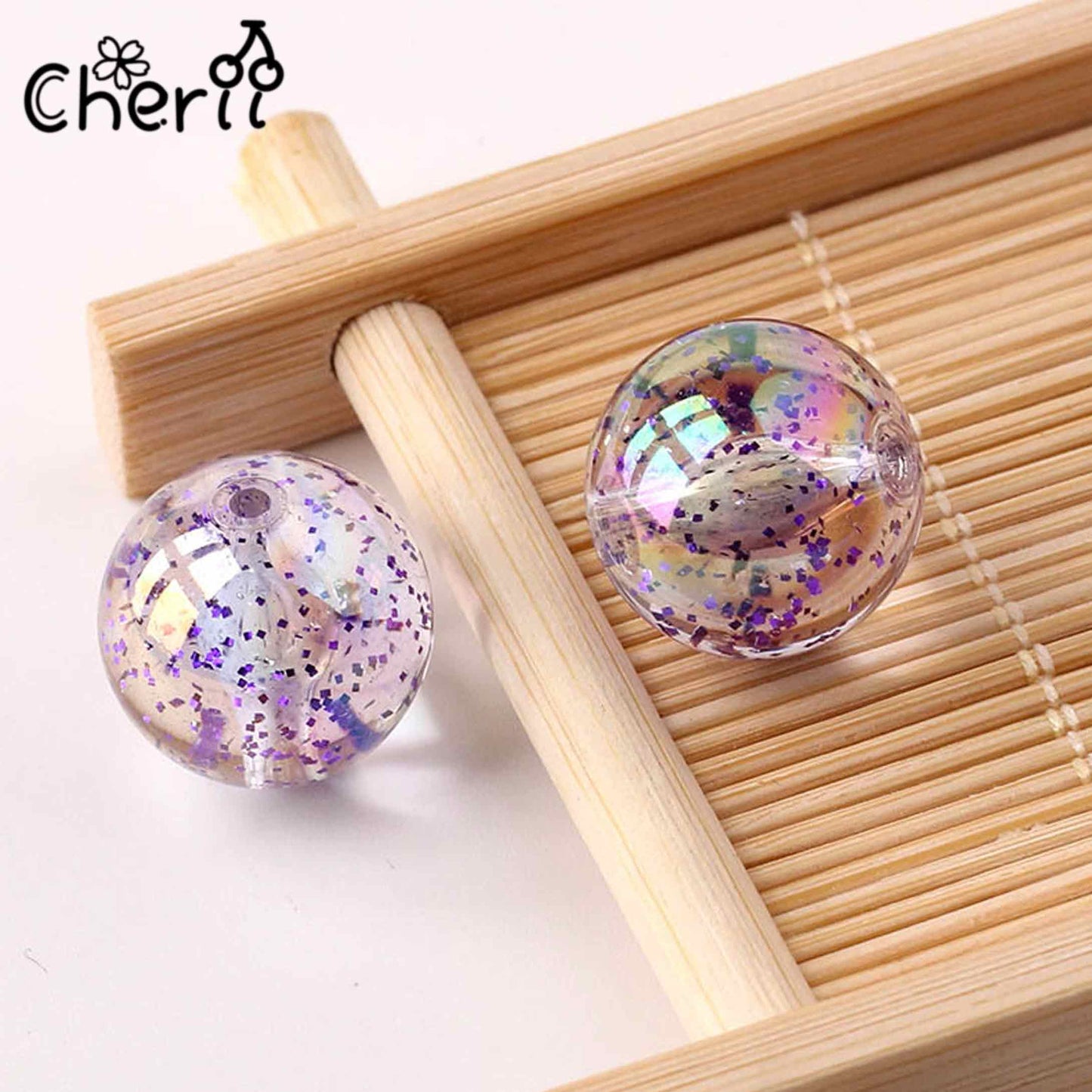 ♥【6.21更新】♥ A0240 きらきら星 アクリルビーズ16mm5色