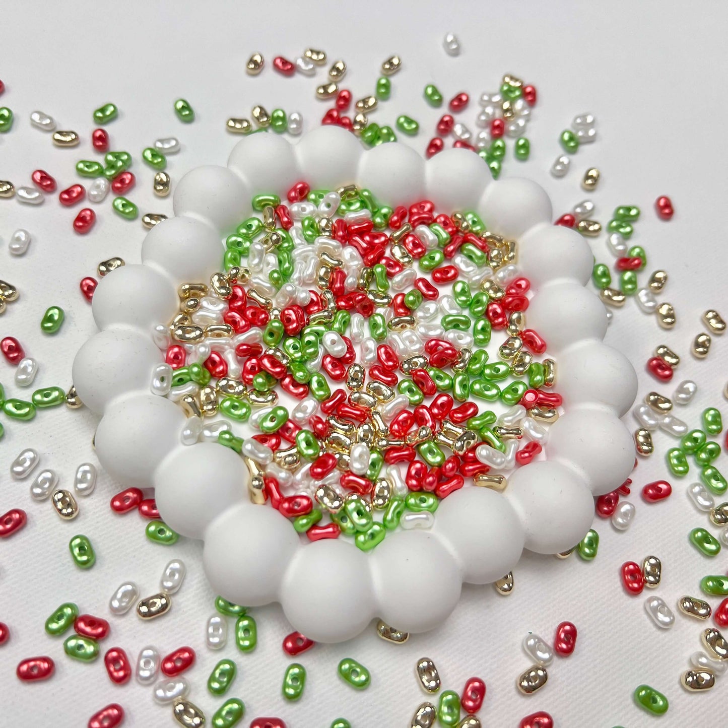 ♥【新作】♥ A0023 🎄クリスマス限定🎄 ピーナッツ ビーズ