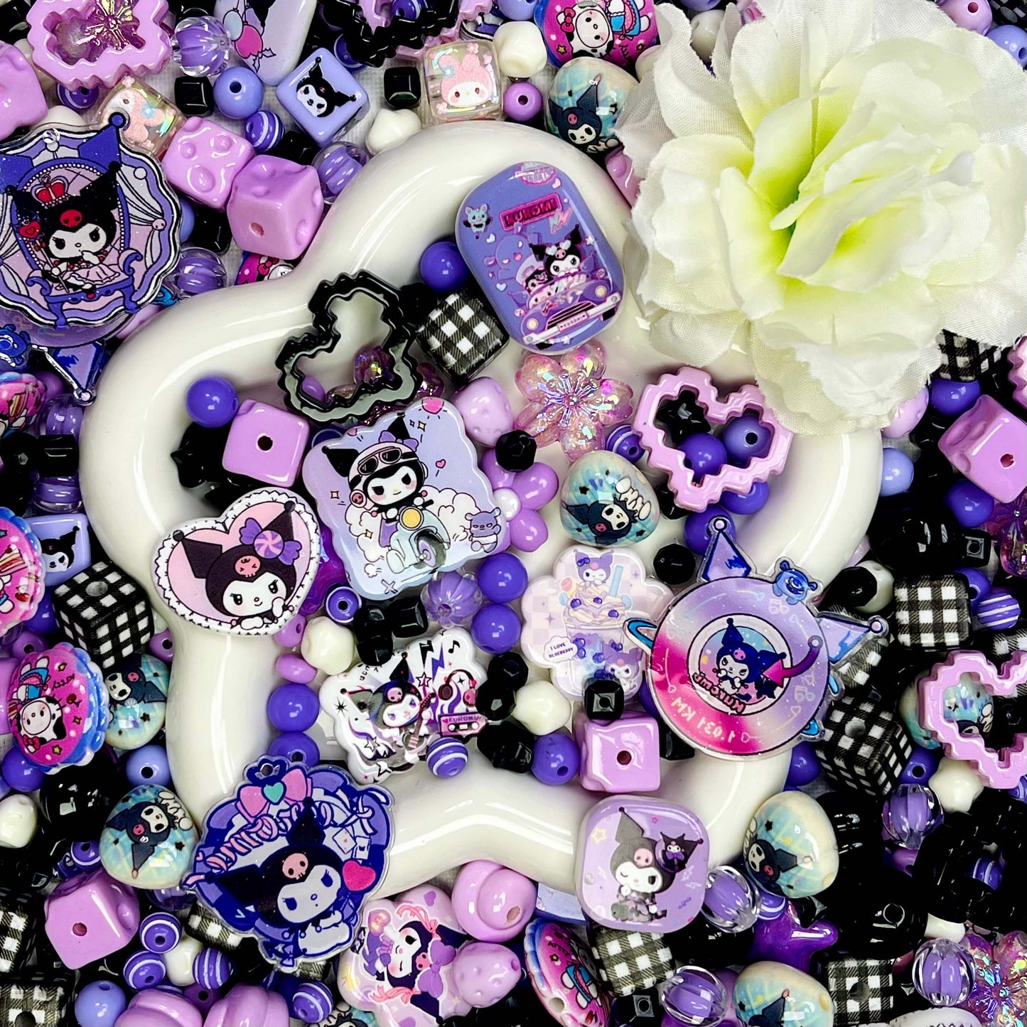 ♥【9.28新作】♥A0490 ダークスイート アクリルビーズ