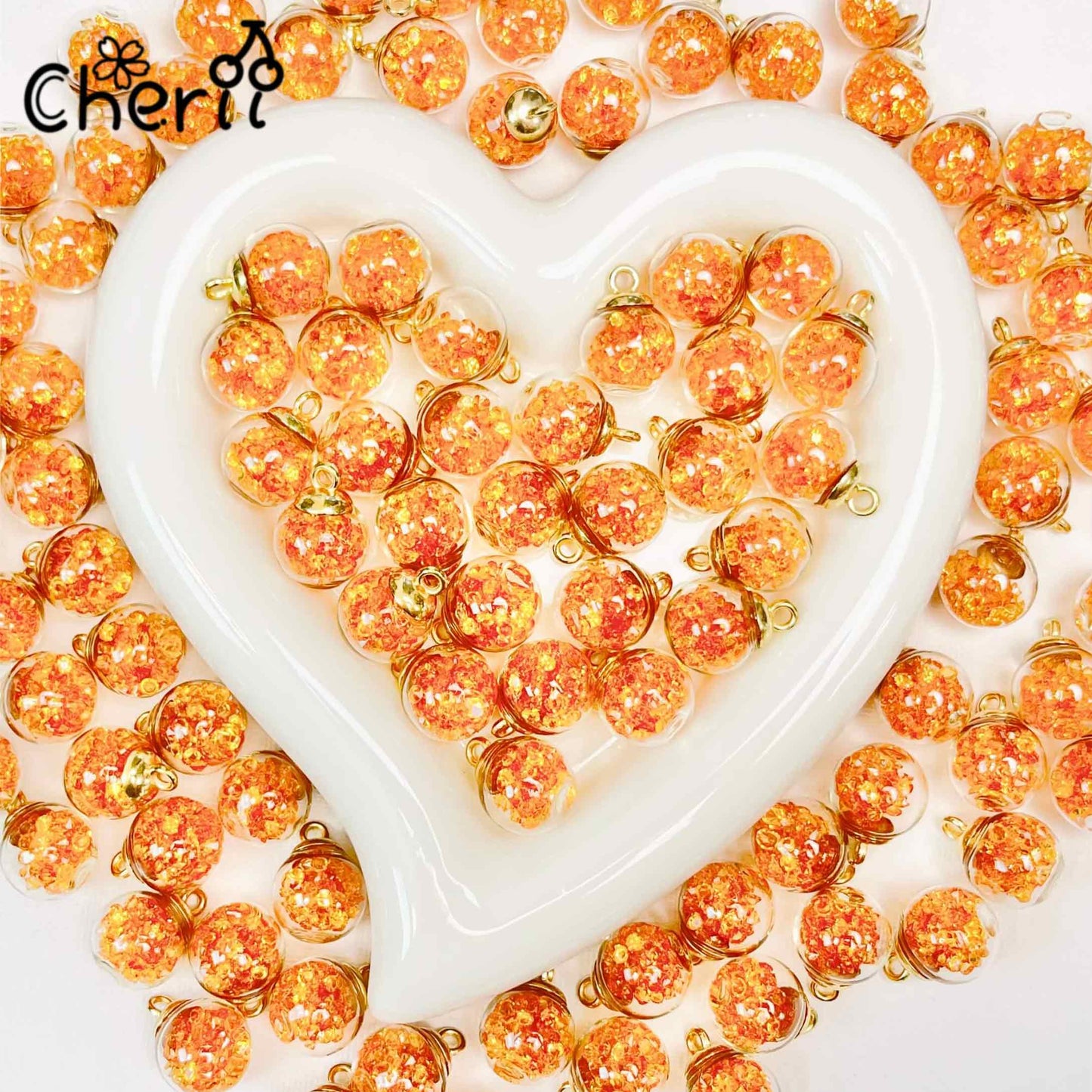 ♥【5.8新作】♥ A0190 クリアダイヤモンド💎カンツキ ビーズ 16mm