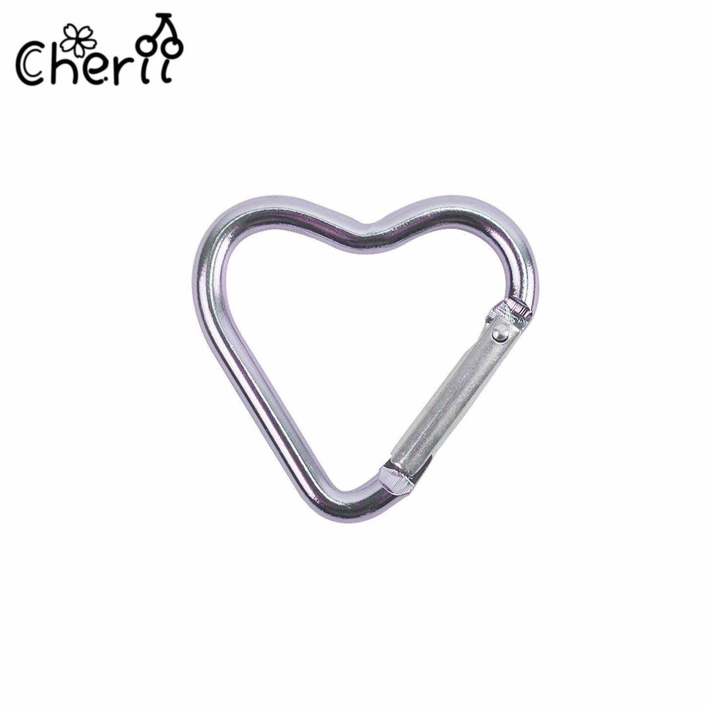 ♥【7.14新作】♥A0308 ハート形 合金製 カラビナ 45mm*42mm 10色