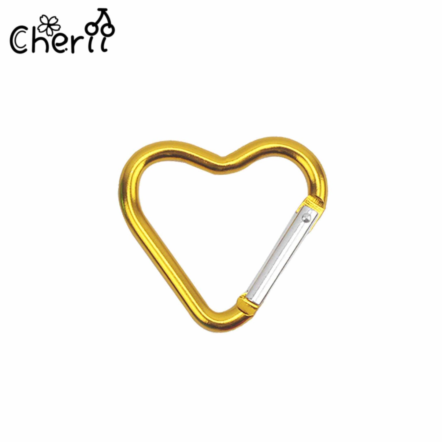 ♥【7.14新作】♥A0308 ハート形 合金製 カラビナ 45mm*42mm 10色