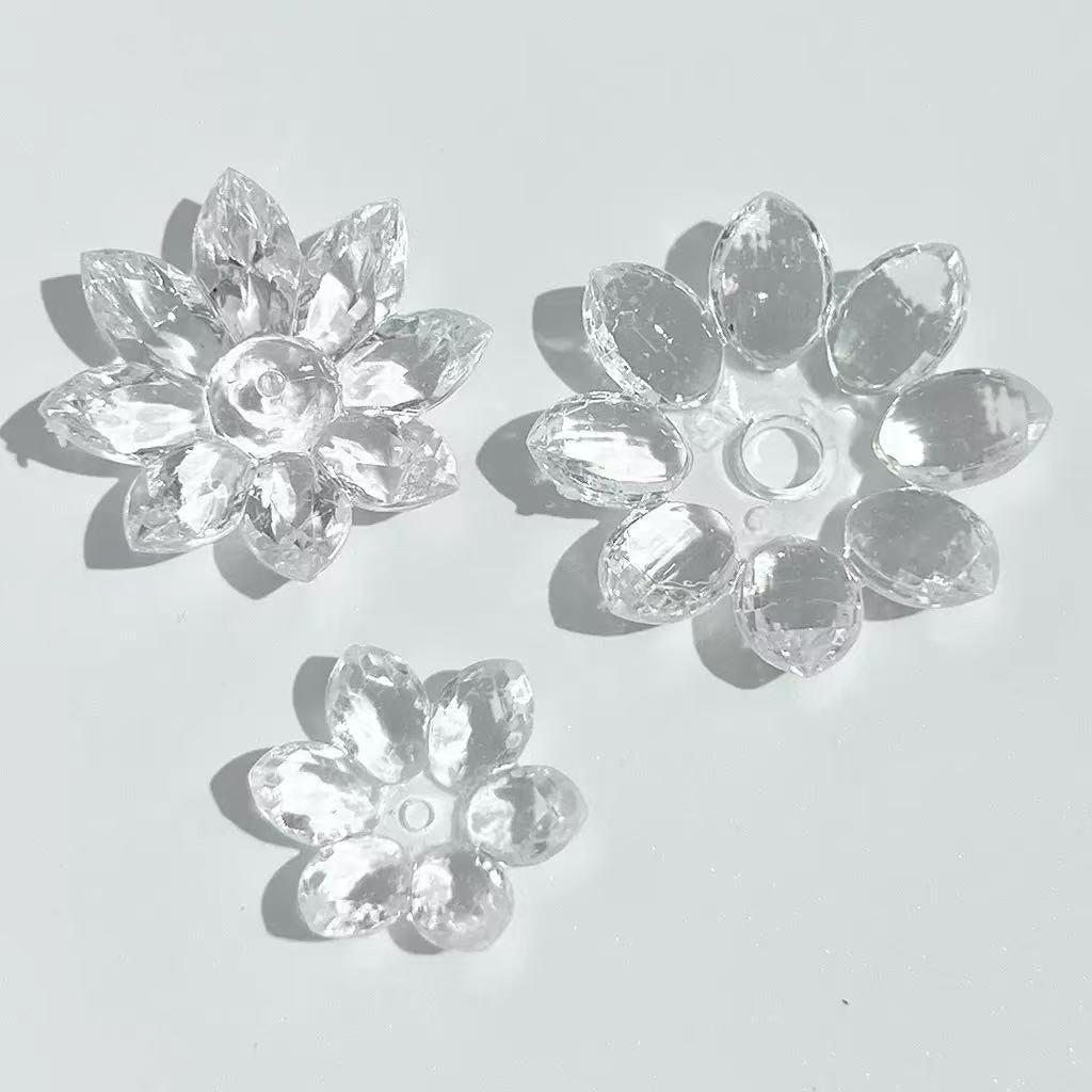 ♥【10.10新作金曜日限定10%OFF】♥A0519 組み合わせロータス DIY用パーツ 6色