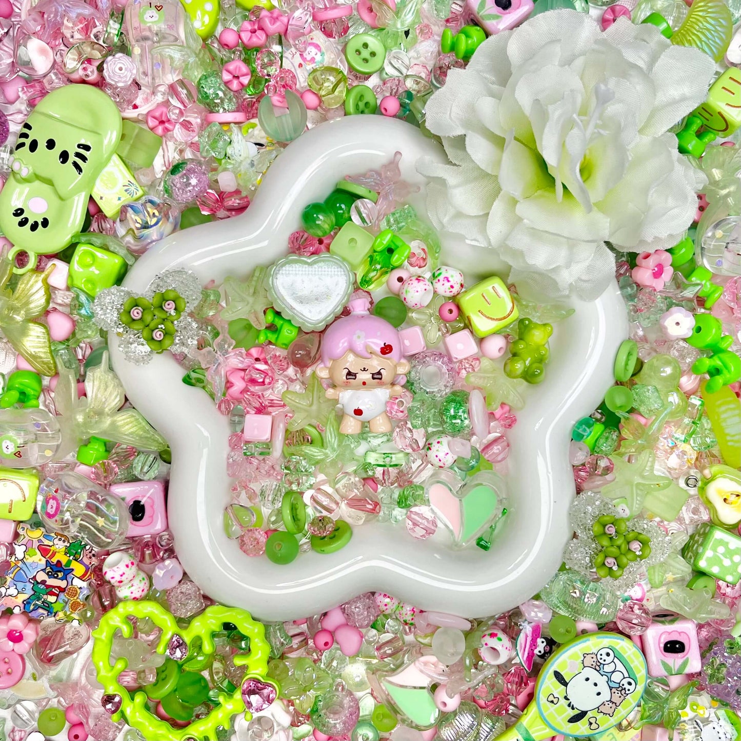 ♥【8.15新作】♥A0391 メロングミパラダイス アクリルビーズ