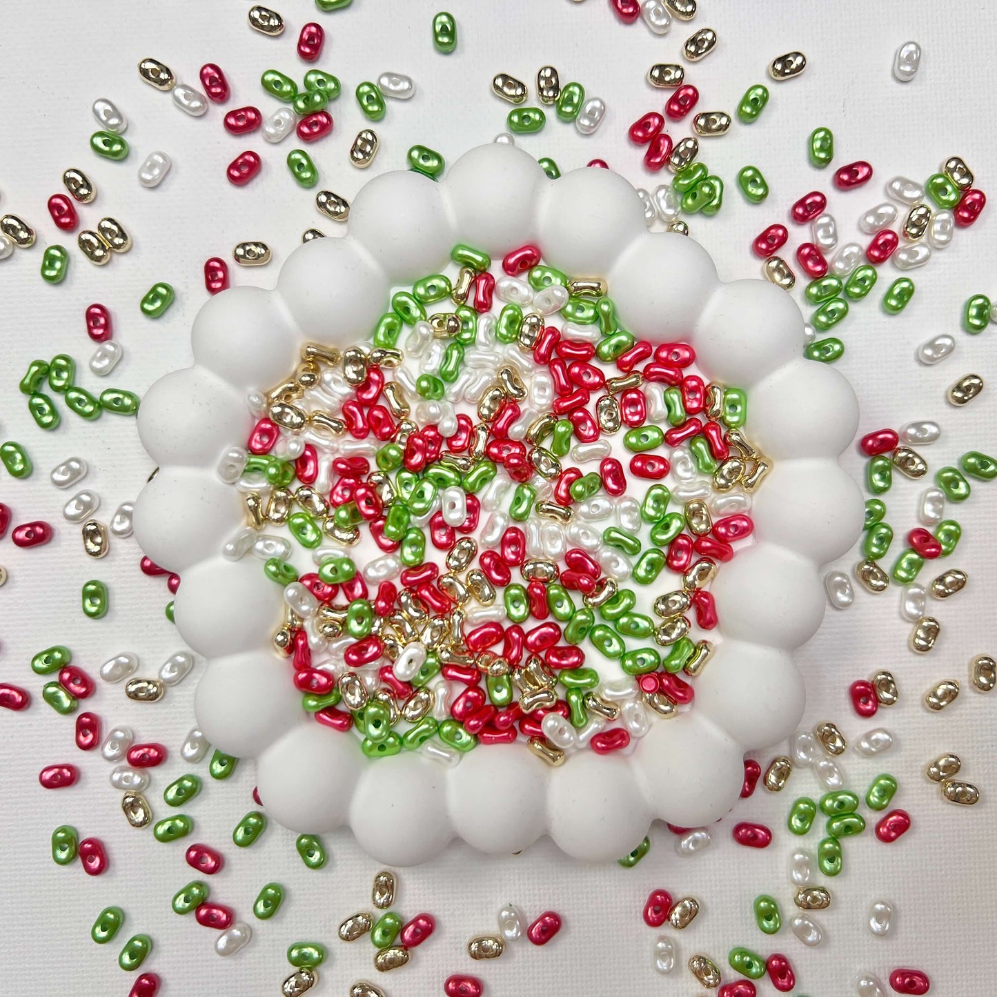 ♥【新作】♥ A0023 🎄クリスマス限定🎄 ピーナッツ ビーズ