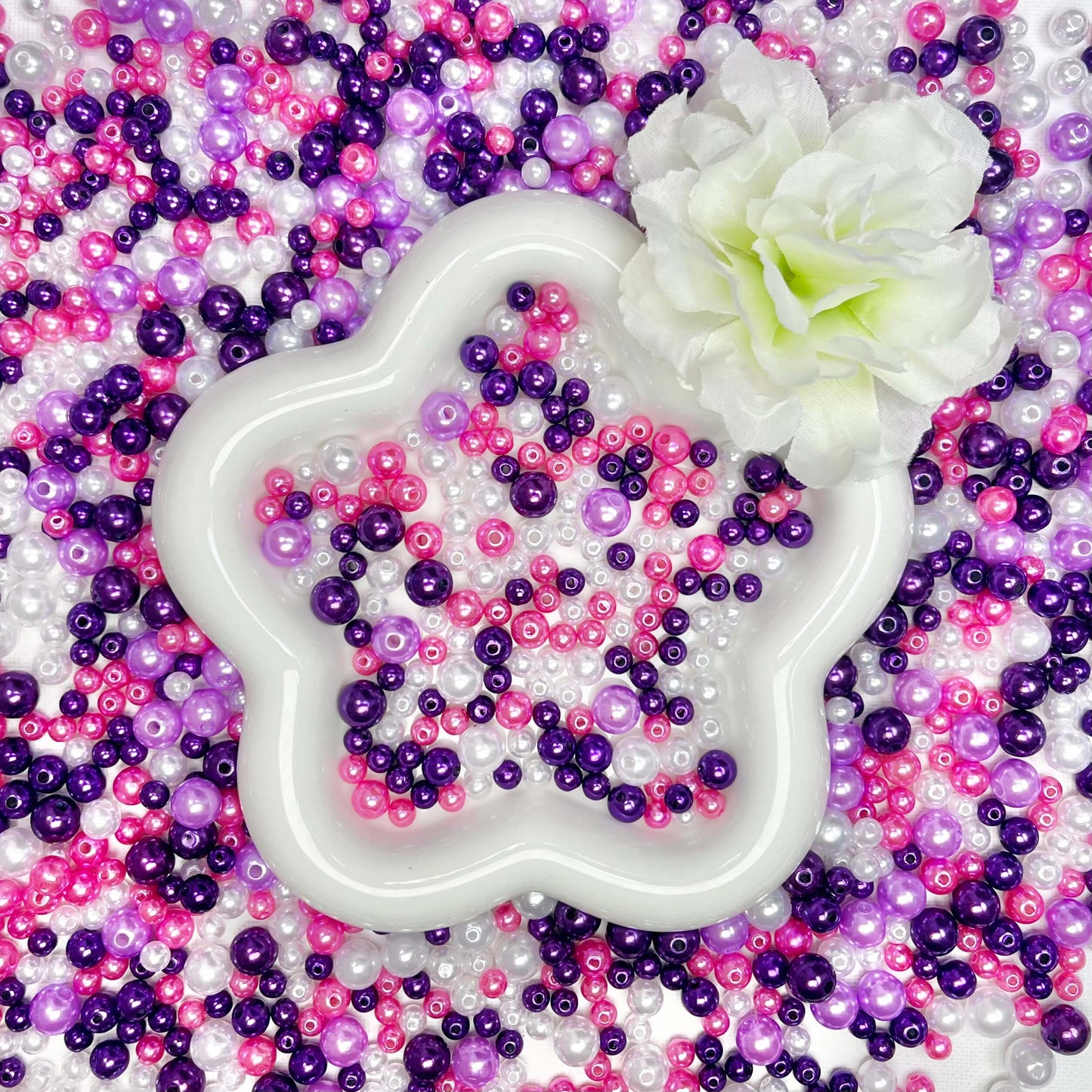 ♥【超特価8.22新作】♥A0407 ゆめかわパープル 4色 (6mmx8mmx10mm)