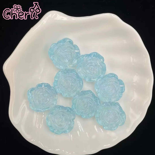 ♥【8.8新作】♥A0372  ほしひかりフラワー 夜光 20mm 4色があります