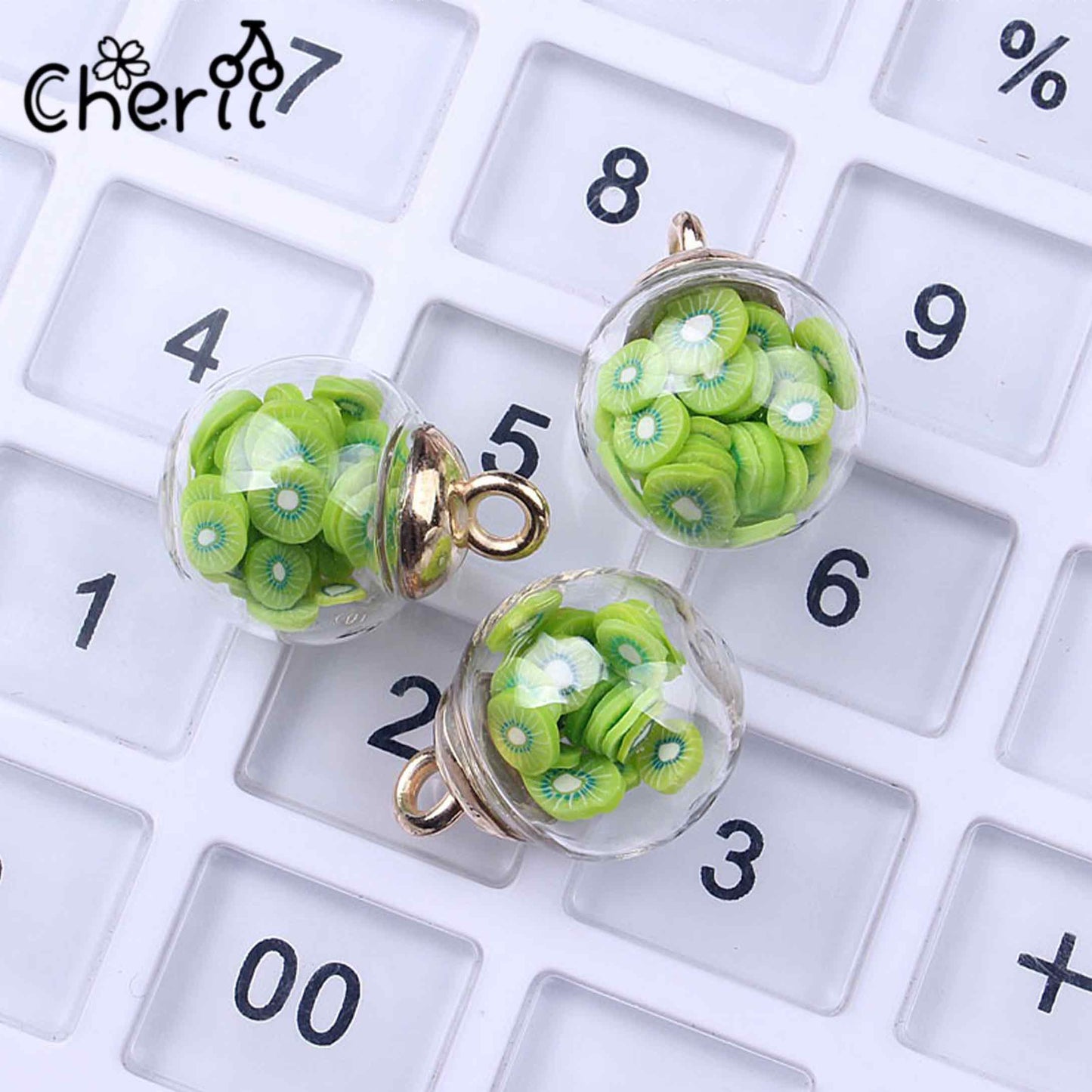 ♥【4.30新作10%OFF】♥ A0181  フルーツパーティー カンツキ ビーズ 16mm