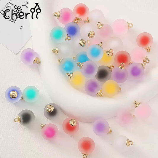 ♥【4.30新作10%OFF】♥ A0180 二重モヤモヤ カンツキ ビーズ 16mm