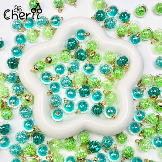 ♥【4.29新作10%OFF】♥ A0174 木漏れ日の庭 アクリルビーズ ミックス 16mm