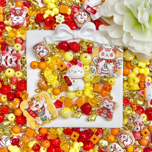 ♥【8.26新作】♥A0411 ラッキーニャンドリーム アクリルビーズ