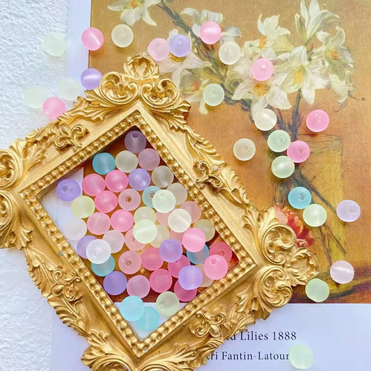 ♥【8.12新作】♥A0378 カラフルキャンディパレード アクリルビーズ 15mm
