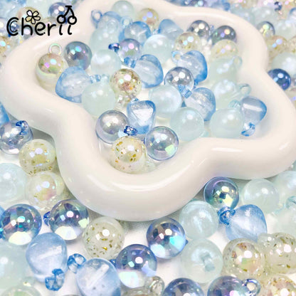 ♥【5.15新作】♥ A0198 甘ツユブルーム 夜光 カンツキビーズ ミックス アクリル16mm