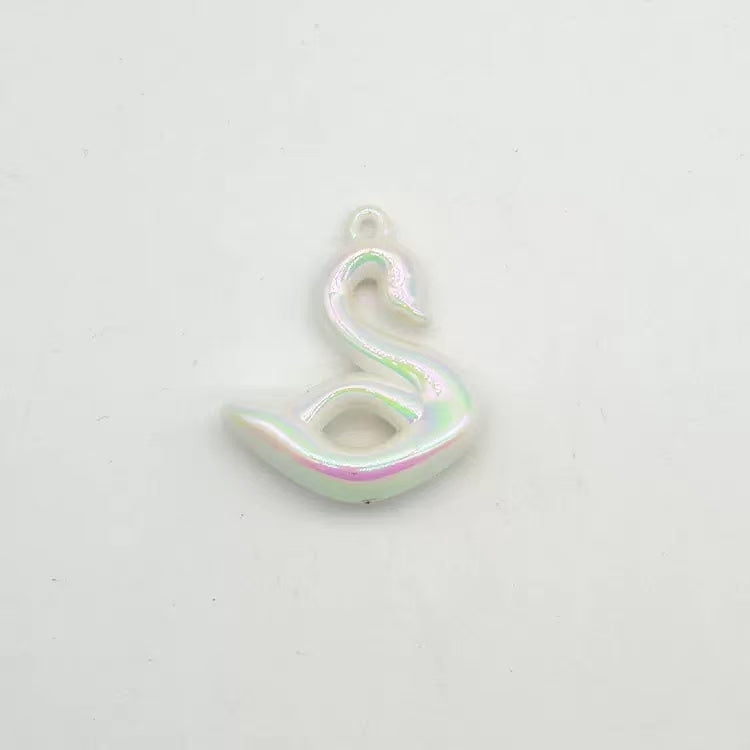 ♥【7.24新作】♥A0337  しろいゆめのスワン DIYパーツストラップ用