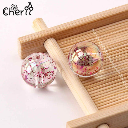♥【6.21更新】♥ A0240 きらきら星 アクリルビーズ16mm5色