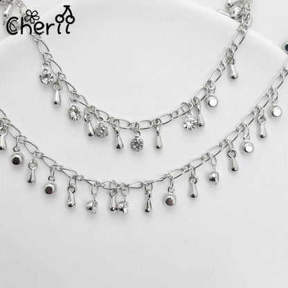 ♥【6.20新作】♥ A0251 デザインチェーン シズク💧とダイヤモンドDIY用
