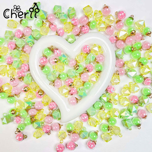 ♥【5.6新作】♥ A0184 ピクニック日和 アクリルビーズ ミックス 16mm