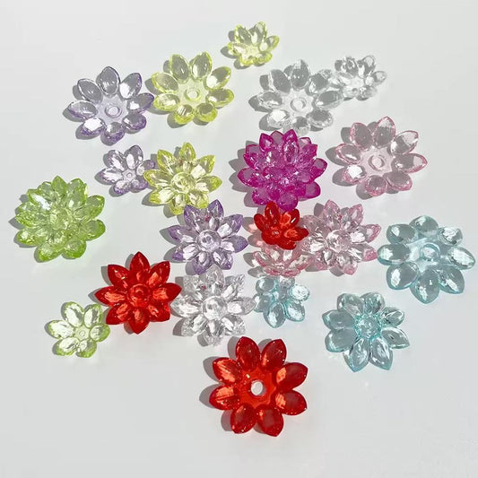 ♥【10.10新作金曜日限定10%OFF】♥A0519 組み合わせロータス DIY用パーツ 6色