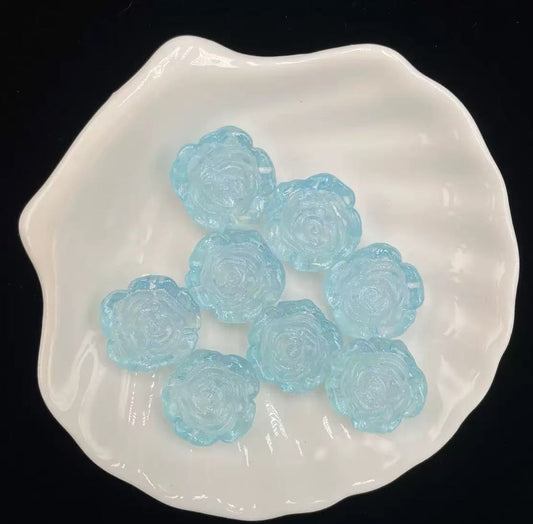 ♥【8.8新作】♥A0372  ほしひかりフラワー 夜光 20mm