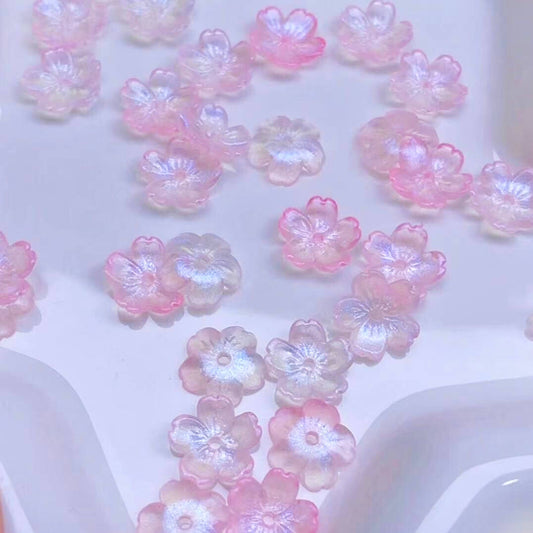 ♥【7.27新作】♥A0344 星屑花雫 DIYパーツ 花 アクリル